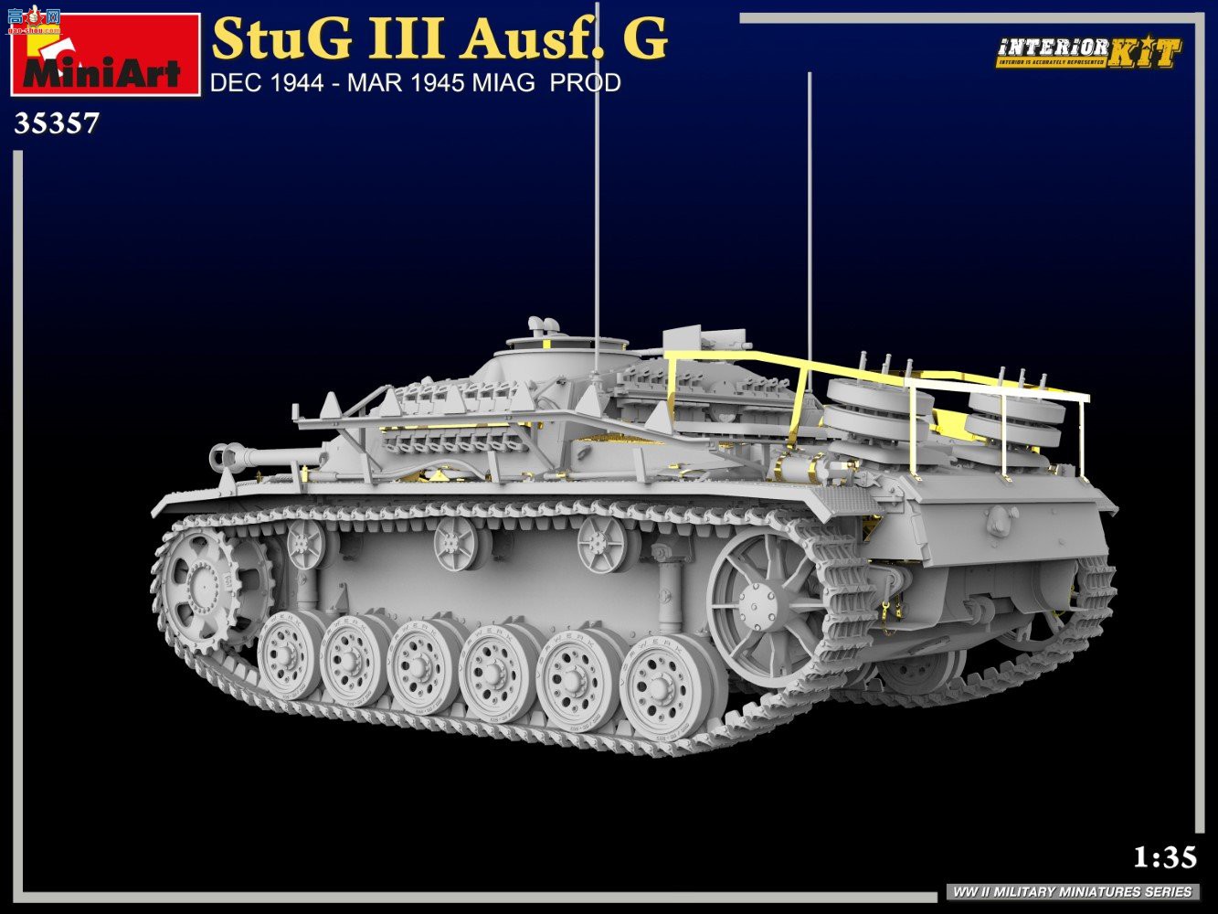 MiniArt ̹�� 35357 StuG III Ausf.G 1944��12�¨C1945��3��MIAG��Ʒȫ�ڹ�