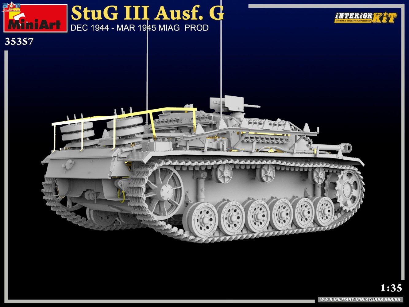 MiniArt ̹�� 35357 StuG III Ausf.G 1944��12�¨C1945��3��MIAG��Ʒȫ�ڹ�
