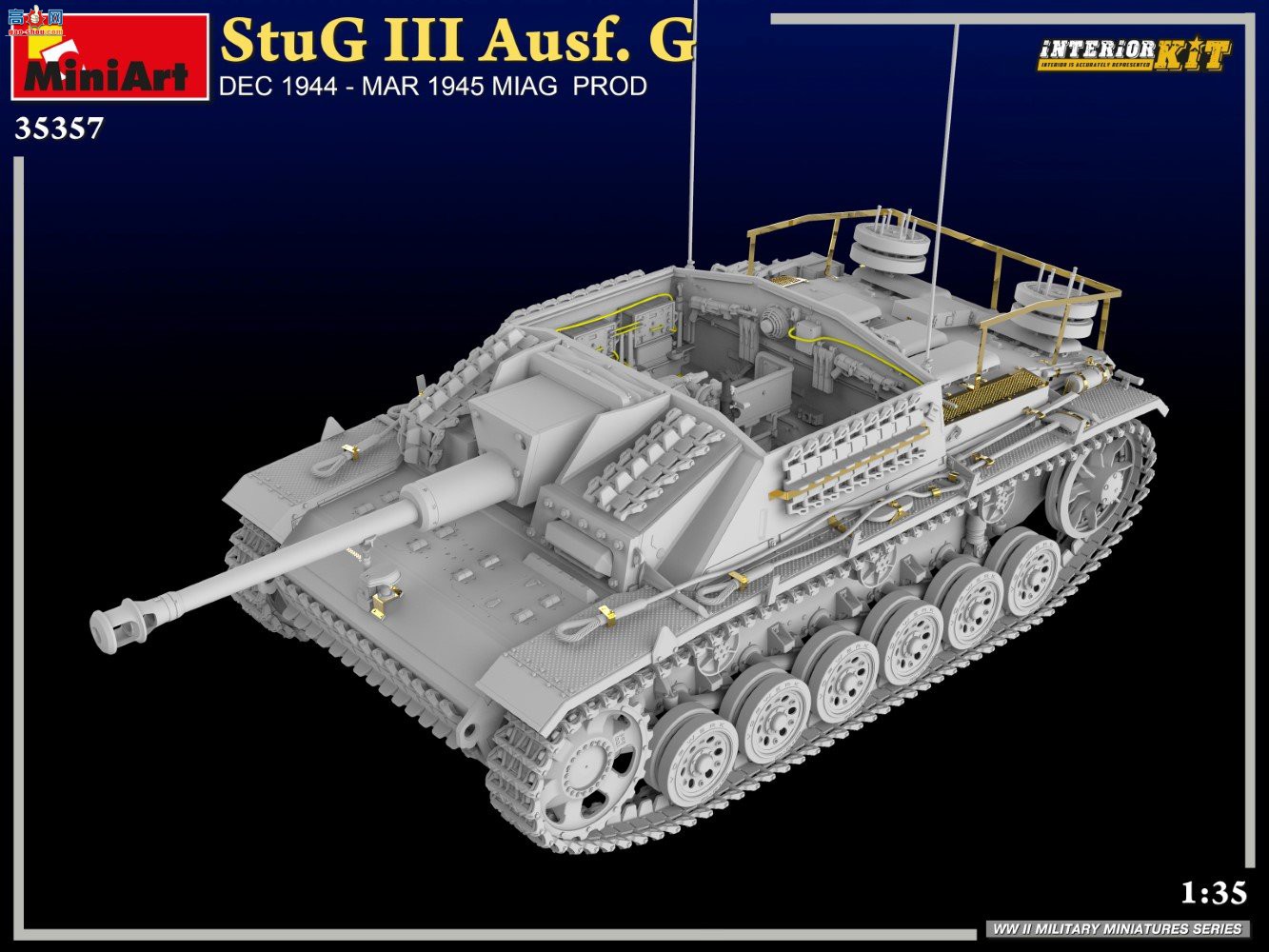 MiniArt ̹�� 35357 StuG III Ausf.G 1944��12�¨C1945��3��MIAG��Ʒȫ�ڹ�