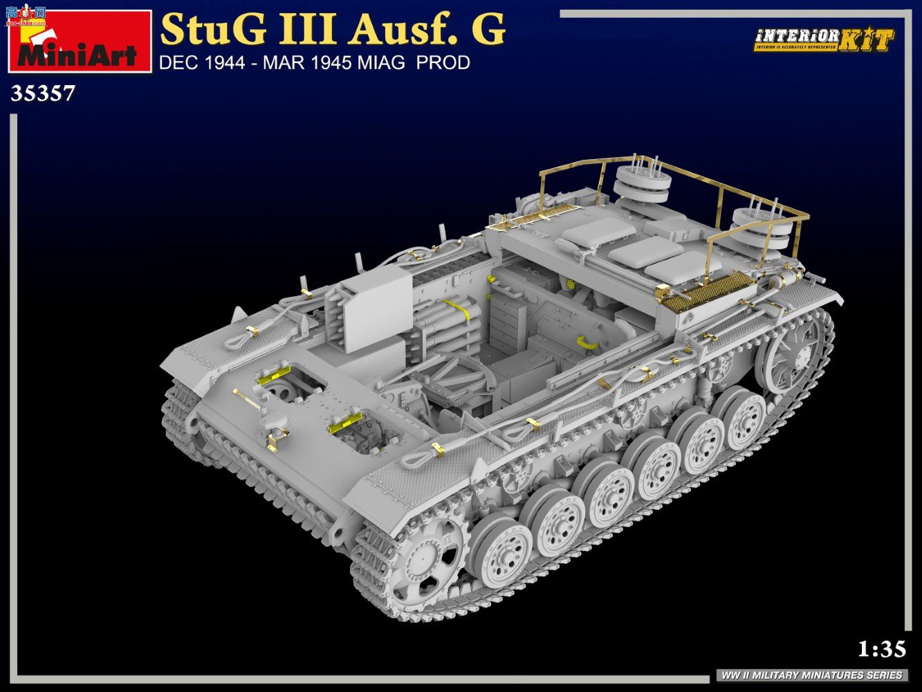 MiniArt ̹�� 35357 StuG III Ausf.G 1944��12�¨C1945��3��MIAG��Ʒȫ�ڹ�