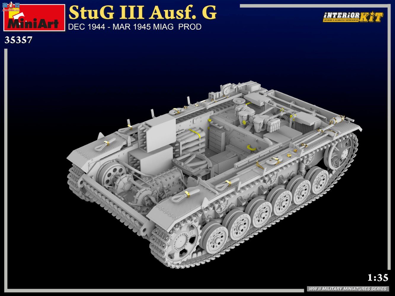 MiniArt ̹�� 35357 StuG III Ausf.G 1944��12�¨C1945��3��MIAG��Ʒȫ�ڹ�