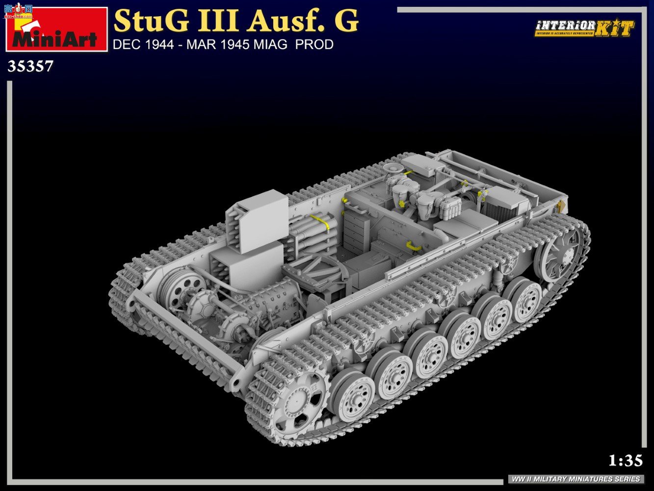 MiniArt ̹�� 35357 StuG III Ausf.G 1944��12�¨C1945��3��MIAG��Ʒȫ�ڹ�