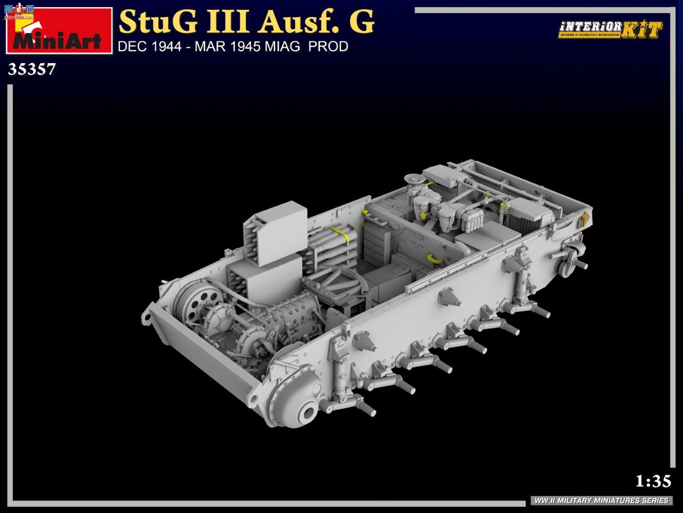 MiniArt ̹�� 35357 StuG III Ausf.G 1944��12�¨C1945��3��MIAG��Ʒȫ�ڹ�