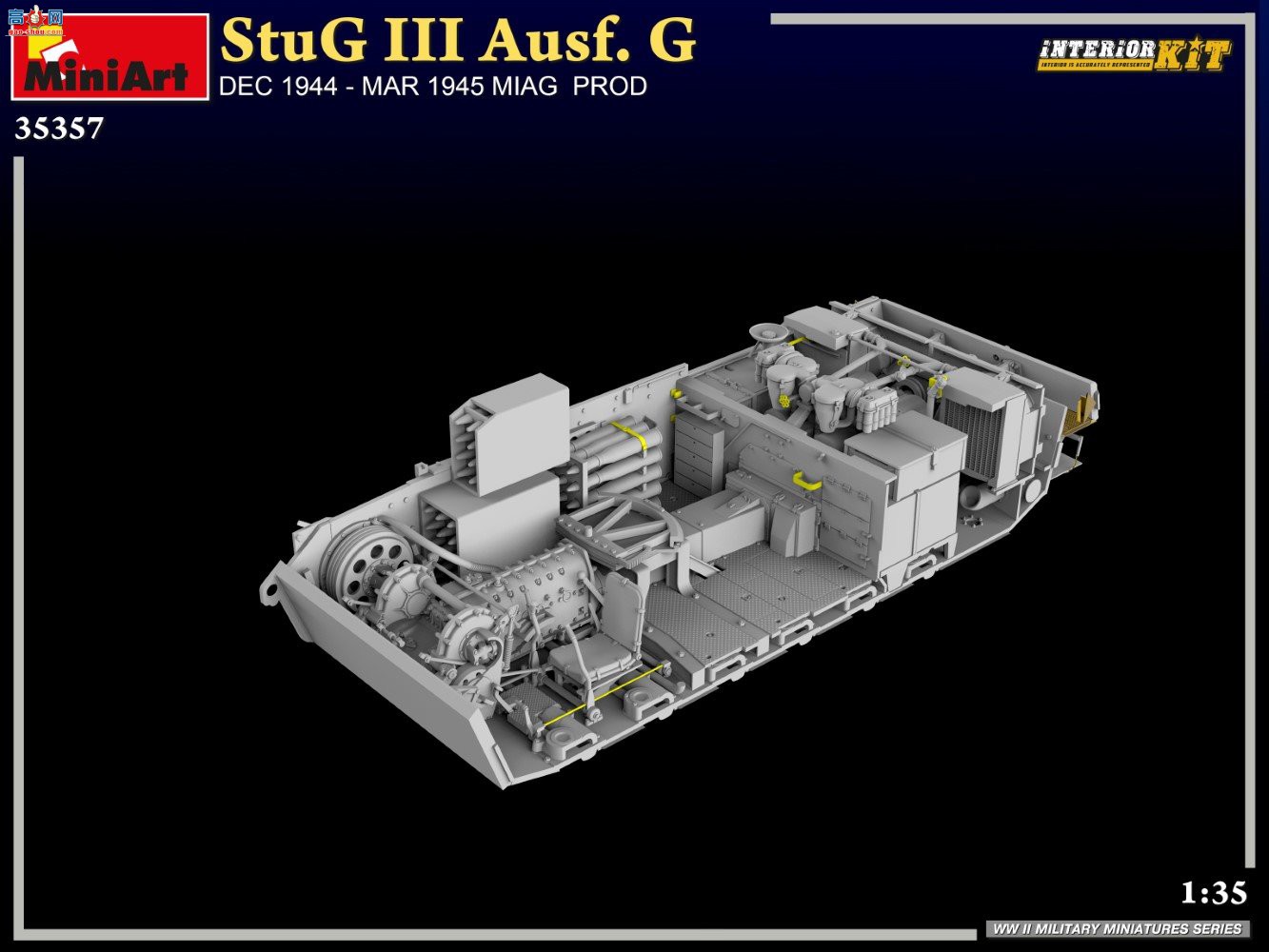 MiniArt ̹�� 35357 StuG III Ausf.G 1944��12�¨C1945��3��MIAG��Ʒȫ�ڹ�