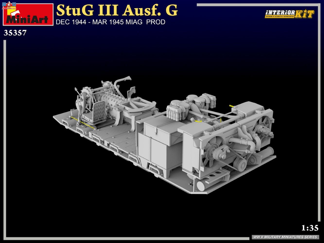 MiniArt ̹�� 35357 StuG III Ausf.G 1944��12�¨C1945��3��MIAG��Ʒȫ�ڹ�