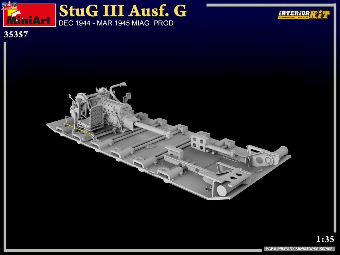 MiniArt ̹�� 35357 StuG III Ausf.G 1944��12�¨C1945��3��MIAG��Ʒȫ�ڹ�
