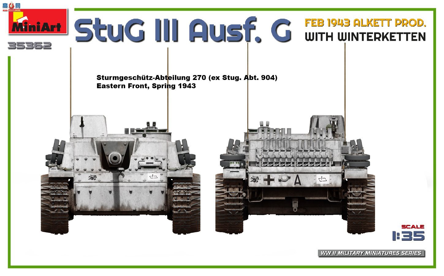 MiniArt ̹ 35362 StuG III Ausf.G ͻG 19432