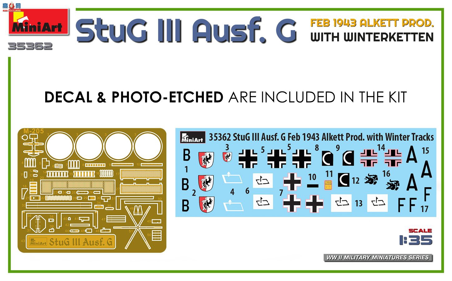 MiniArt ̹ 35362 StuG III Ausf.G ͻG 19432