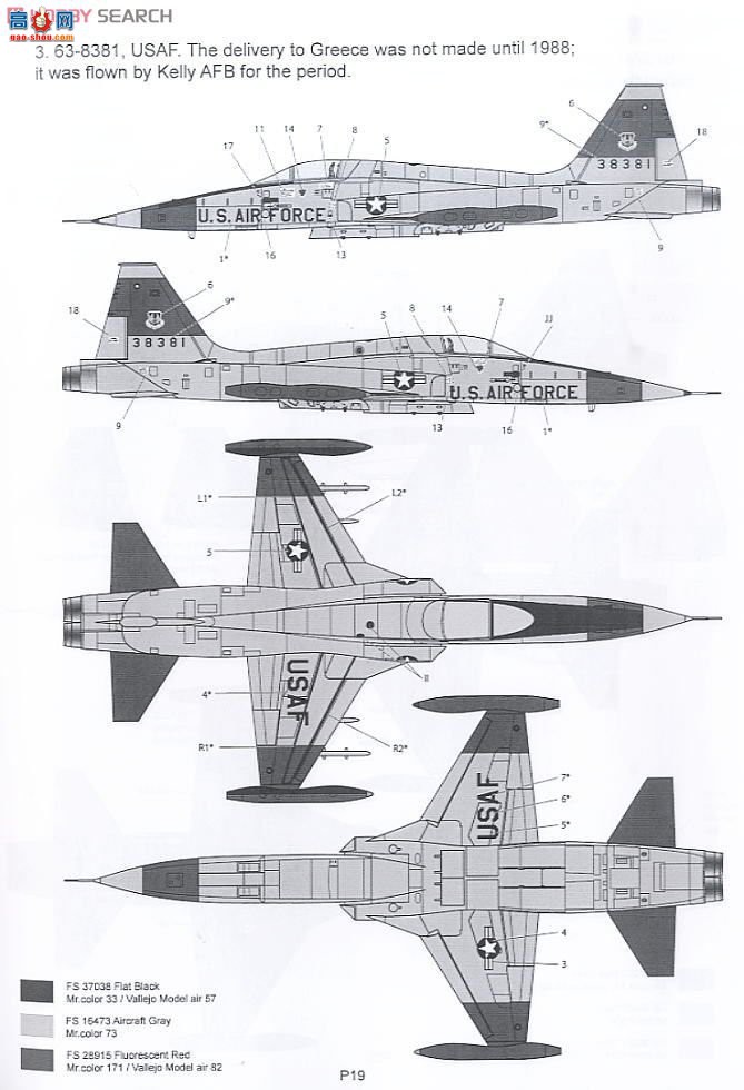 KINETIC ս 48020 F-5A/CF-5A/NF-5A ս