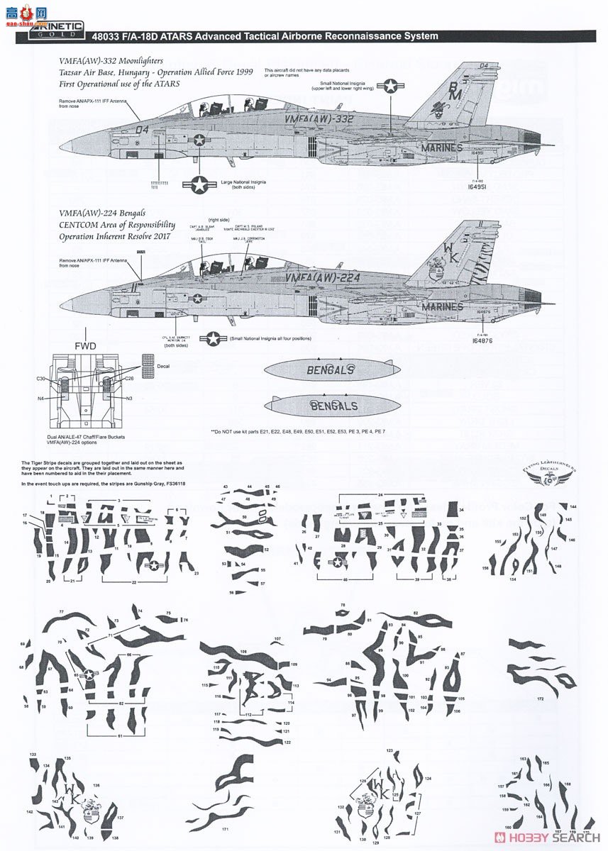 KINETIC 48033 F/A-18D ATARS