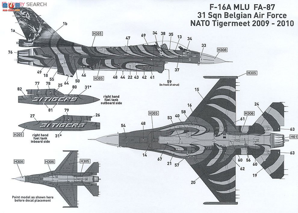 KINETIC 48036 F-16A Block 20 MLU ս [ 2009]