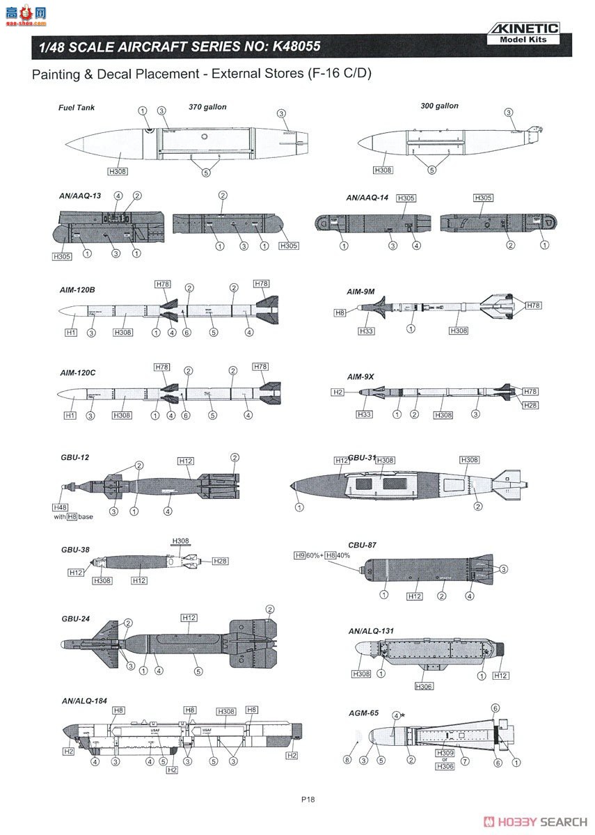 KINETIC 48055 лվF-16A/B