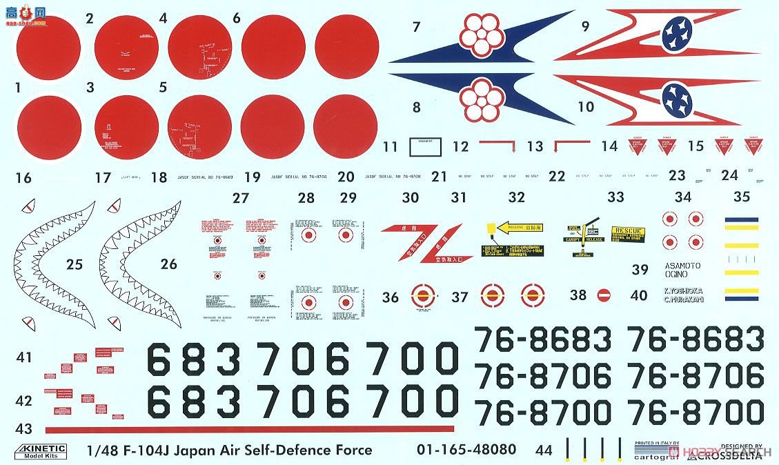 KINETIC 48080 F-104J Ǽս ձ