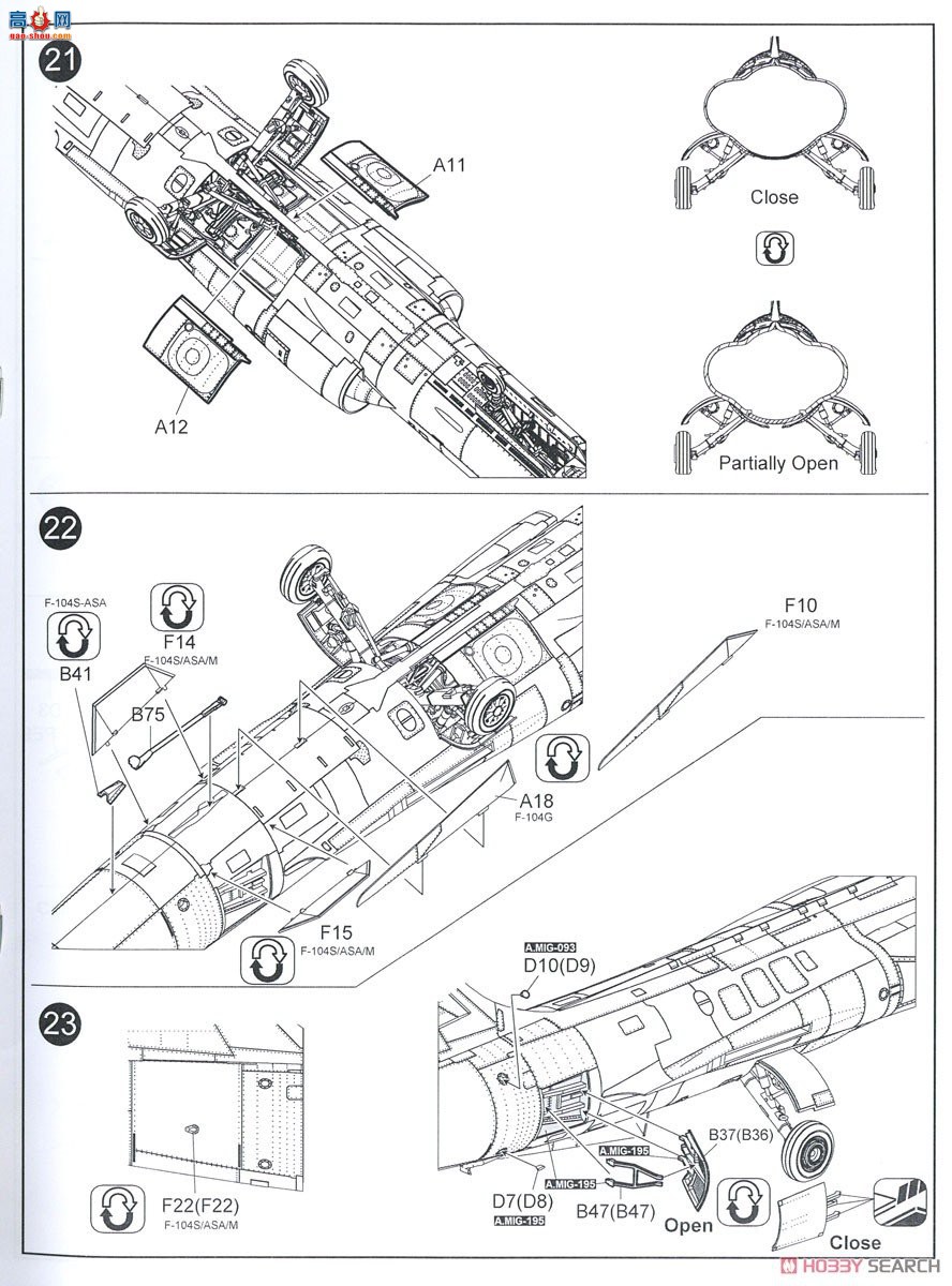 KINETIC 48093 F-104G/S ASA/M Ǽս վ