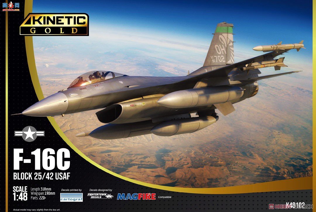 KINETIC 48102 F-16C Block 25/42 վ
