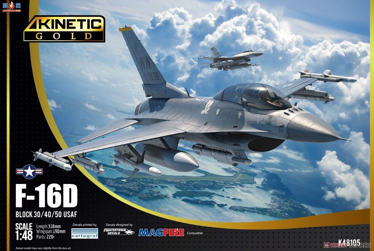KINETIC 48105 F-16D Block 30/40/50 վ