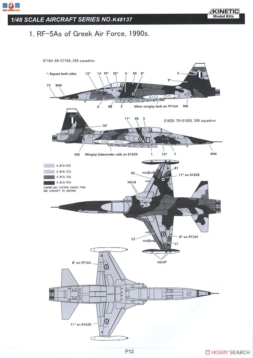 KINETIC���� 48137 RF-5A ����սʿ�����