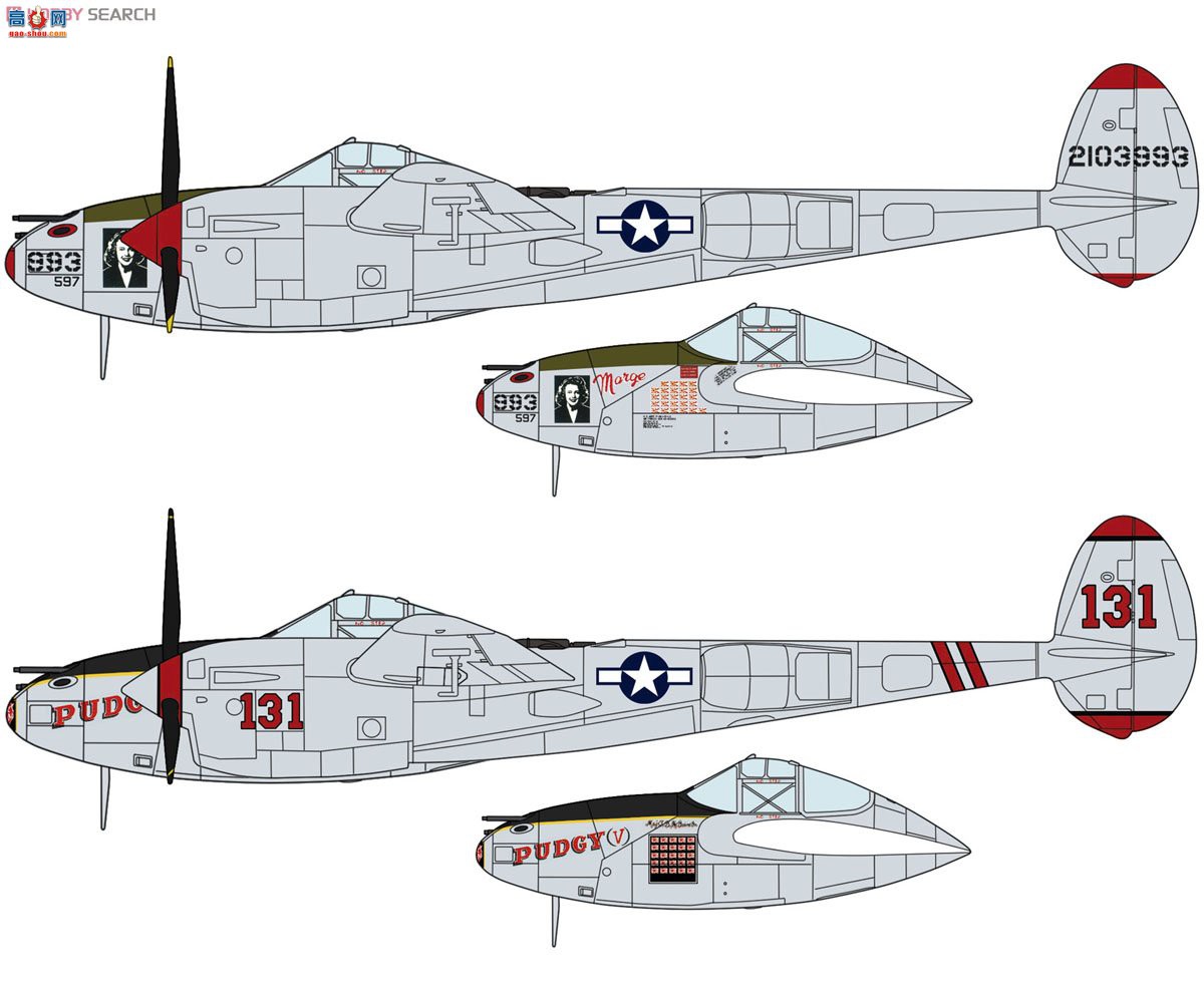 ȴ ս 02068 P-38J/L 硰̫ƽϡ