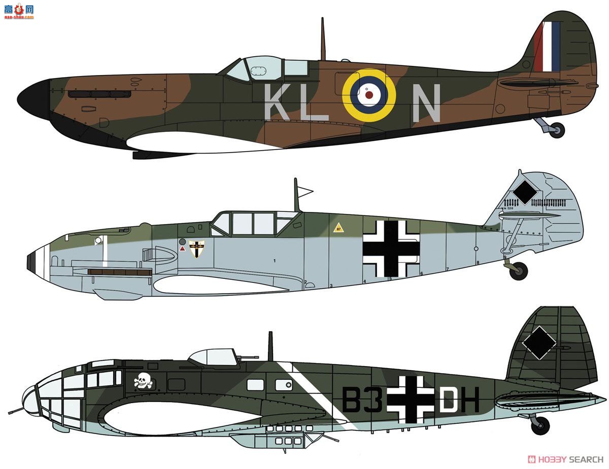 ȴ ս 02270  MK.1 &amp; Bf109E &amp; He111P/H `ؿ̶˿ս`3