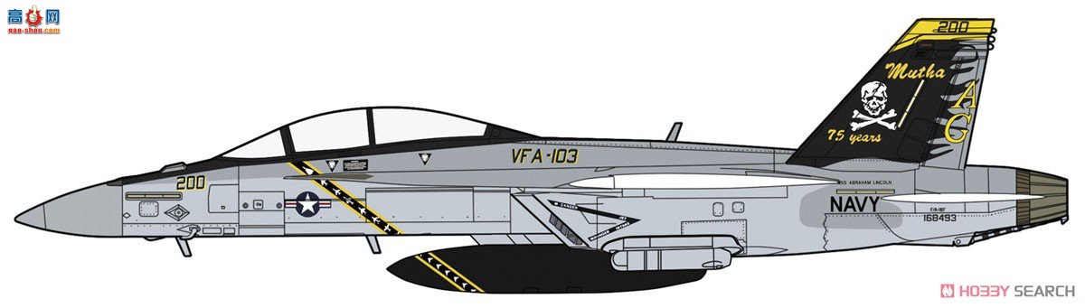 ȴ ս 02380 F/A-18F Ʒ`VFA-103 ޽˹75`