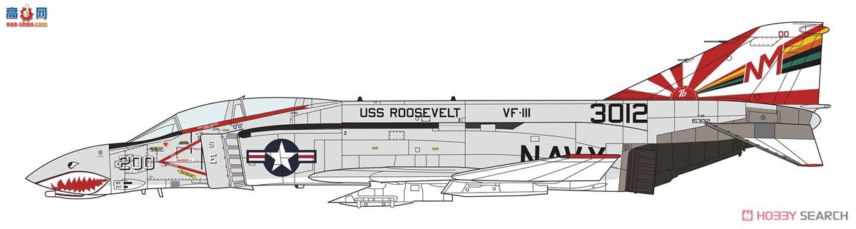 ȴ ս 07503 F-4B/N ӰII `VF-111  CAG`