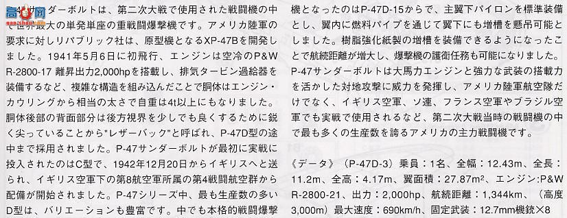 ȴ ս 09404 P-47D Ƥ󱳡껪