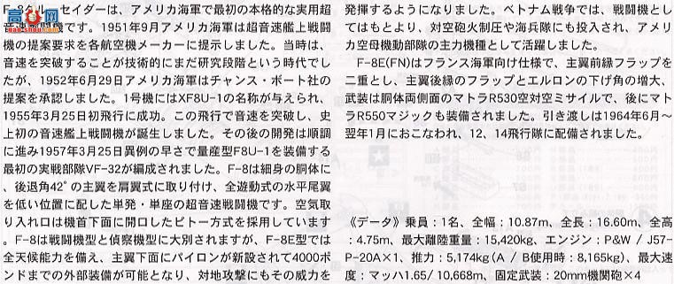 ���ȴ� ս���� 09580 F-8E (FN) ʮ�־������ر��