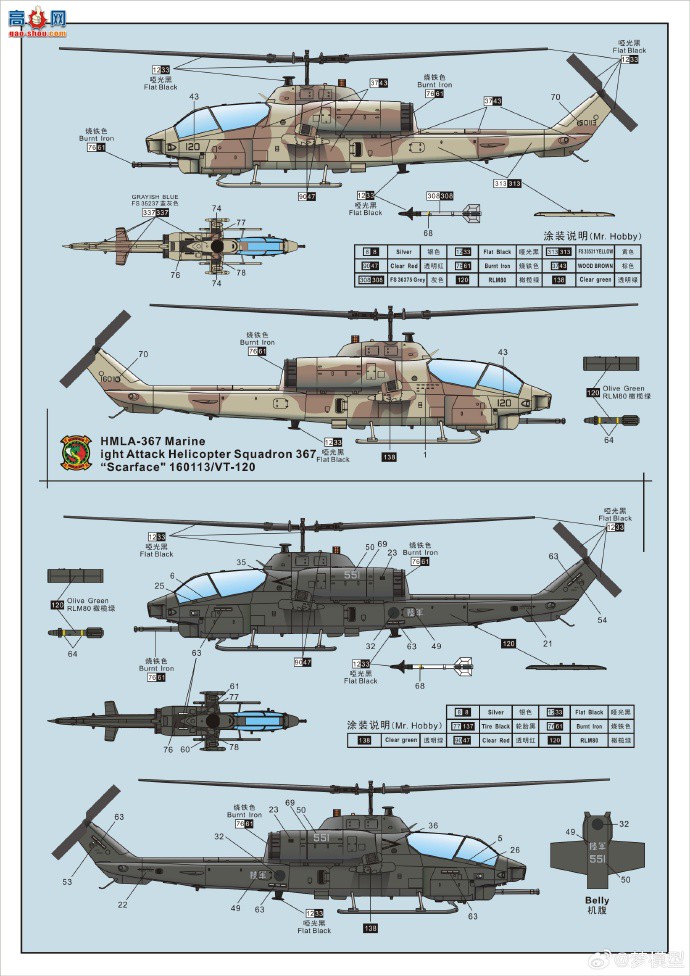 ģƷDM 720020 1/72 AH-1W