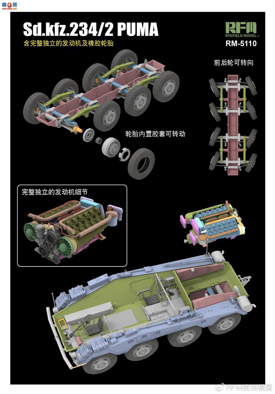 ƷRM-5110 Sd.Kfz 234/2 PUMA