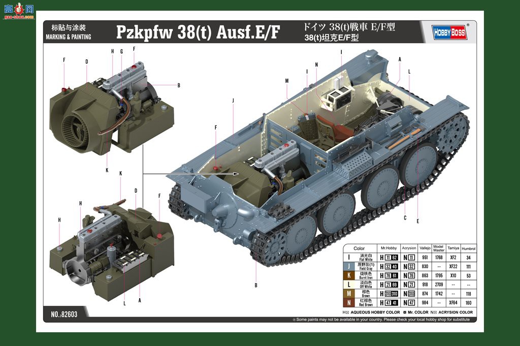 HobbyBoss ̹ 82603 38(t)̹E/F