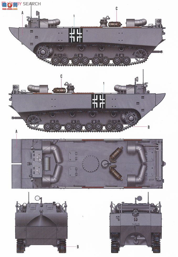 HobbyBoss ˮ½���� 82462 �¹�LWS-IIˮ½ǣ����-�Ľ���