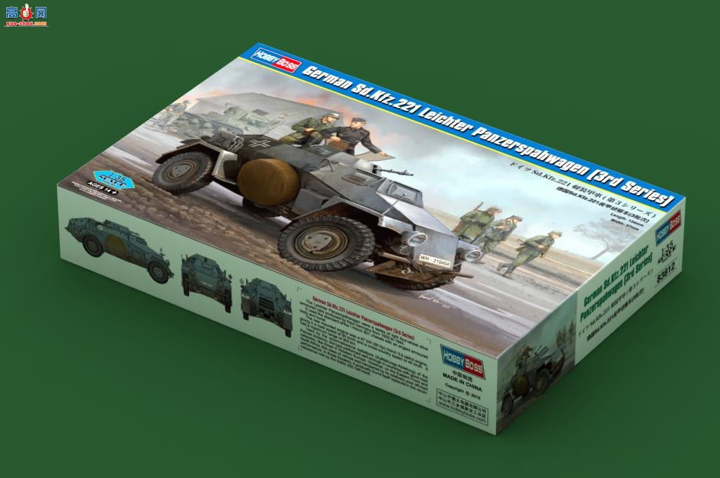 HobbyBoss װ׳ 83812 ¹Sd.Kfz.221װ쳵3Σ