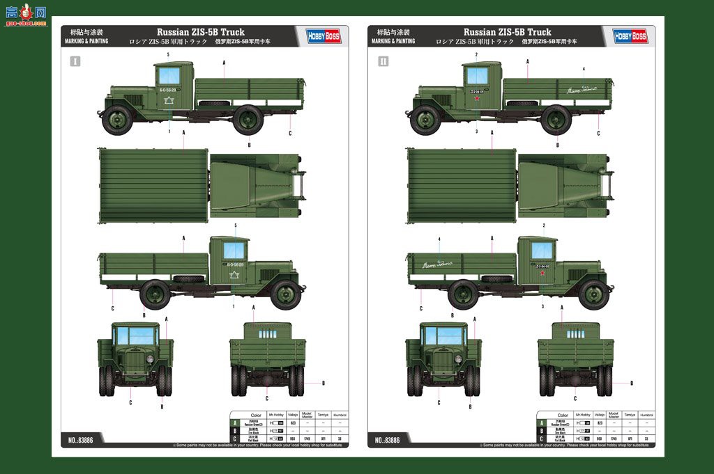 HobbyBoss  83886 ˹ZIS-5Bÿ