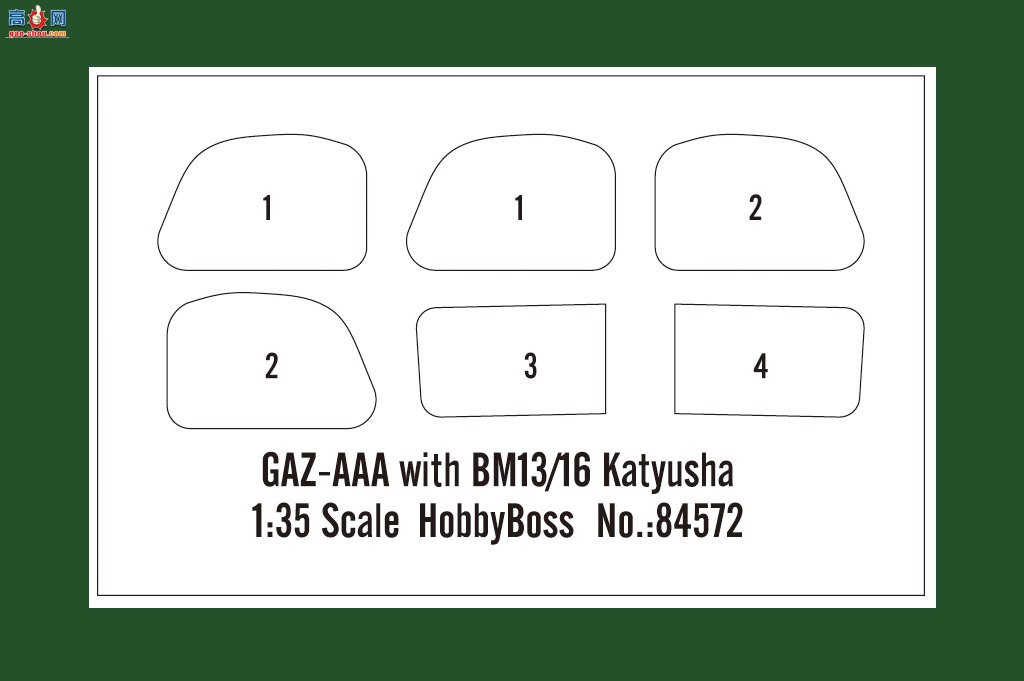 HobbyBoss  84572 GAZ-AAAɯBM13/16-