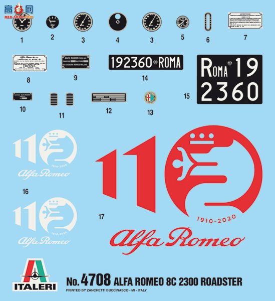  ITALERI  4708 ŷ 8C 2300 ܳ-