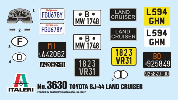  ITALERI ԽҰ 3630 BJ44½Ѳ-