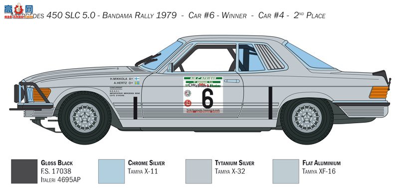  ITALERI  3632 ÷˹-450SLC  Bandama 1979-