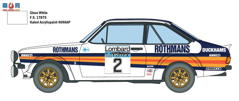  ITALERI  3650 Escort RS 1800 Mk.IIװ͵RAC-