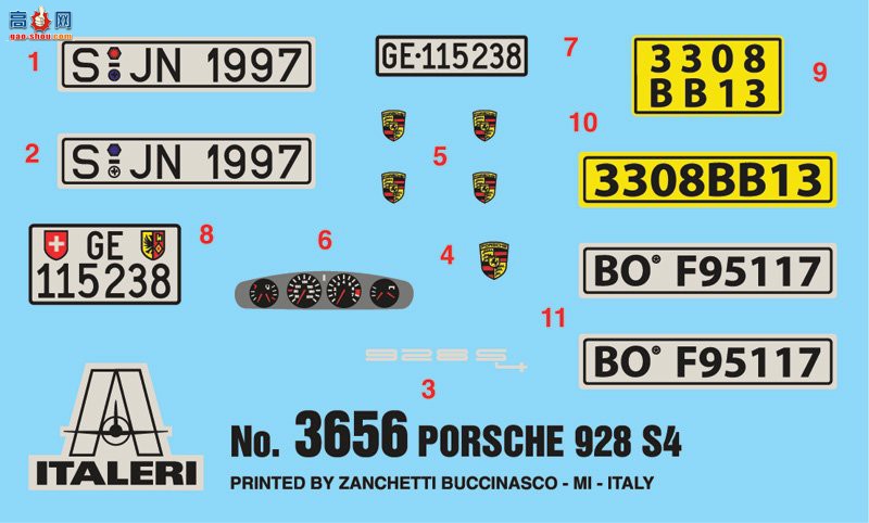  ITALERI ܳ 3656 ʱ 928 S4-