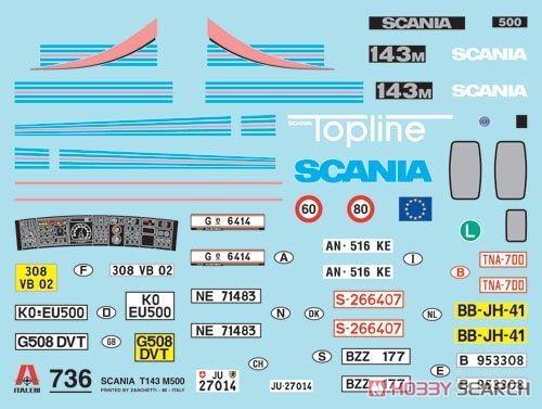  ITALERI  3736 ˹ 143 M500 Topline-