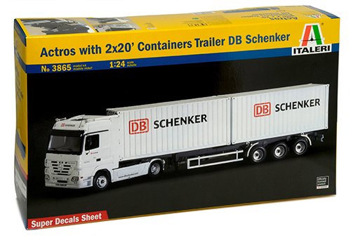  ITALERI  3865 Actros 2x20' Cont. ϳ-