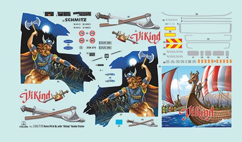 ����� ITALERI ���� 3867 �ֶ��� FH16 XL��ά����-