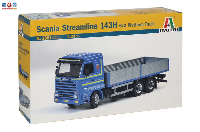  ITALERI  3881 ˹  143H 6x2ƽ̨-