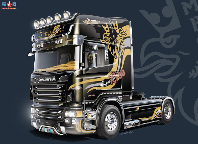  ITALERI  3883 ˹ R730 V8 Topline `۹` -