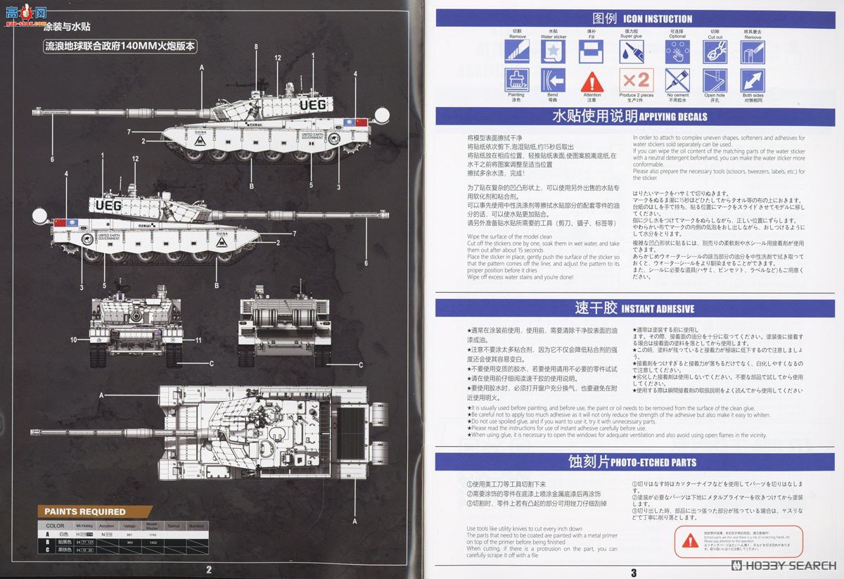 ZIMI 1/35 TC35003 ZTZ-99A MBT䱸RCWS