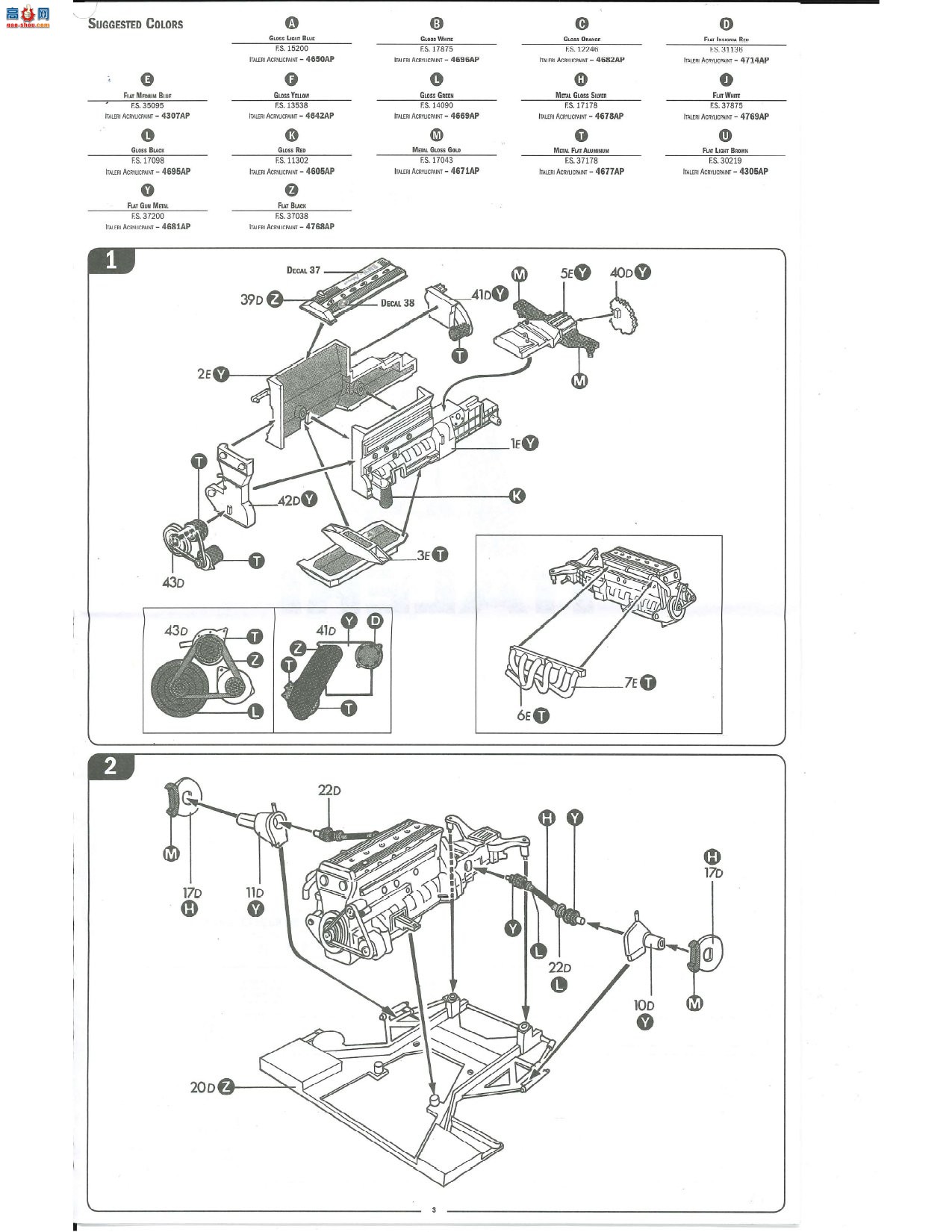 ����� ITALERI ���� 3643 ���� M1 Procar