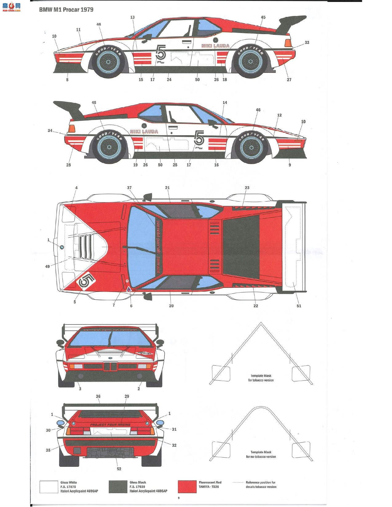 ����� ITALERI ���� 3643 ���� M1 Procar