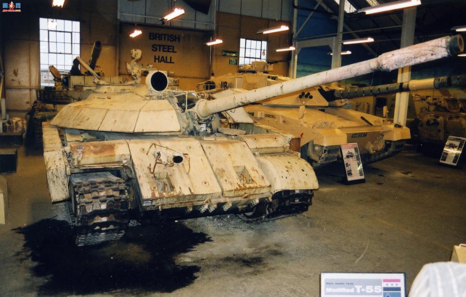 �� ������ T-55A Enigma ��ս̹���ڹ�������ͼ��