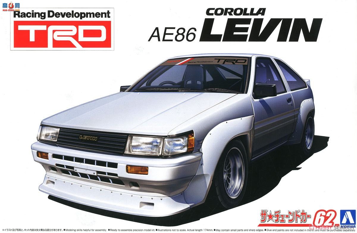 �ൺ�� ��װ�� 62 057988 TRD AE86 Corolla Levin N2 ���`83�����