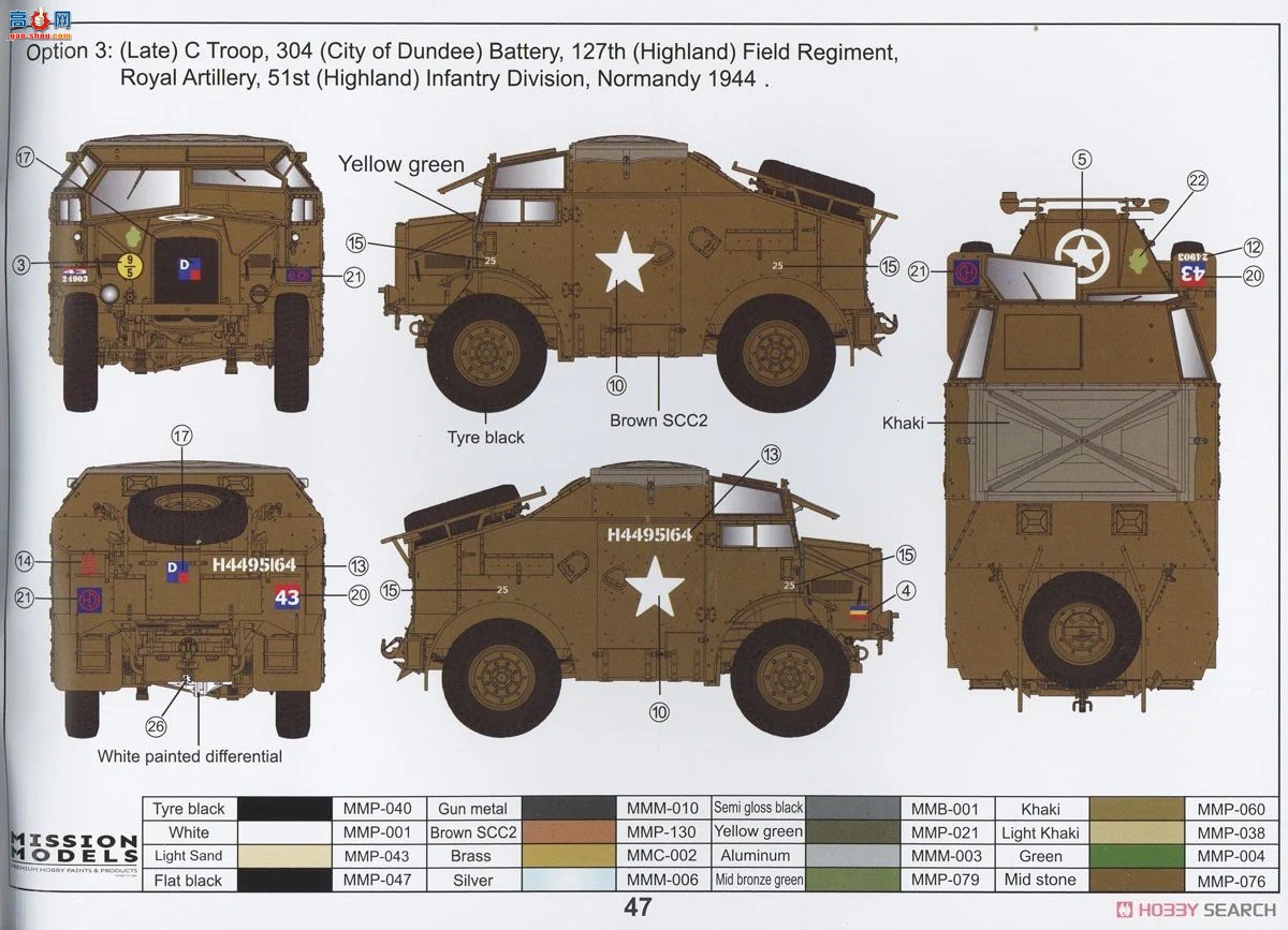 �ڻ� ���� 35GM0066 ��սӢ��½�� C8 Quad Mk.II ������ 4x4 Ұս�ڱ�ǣ����-